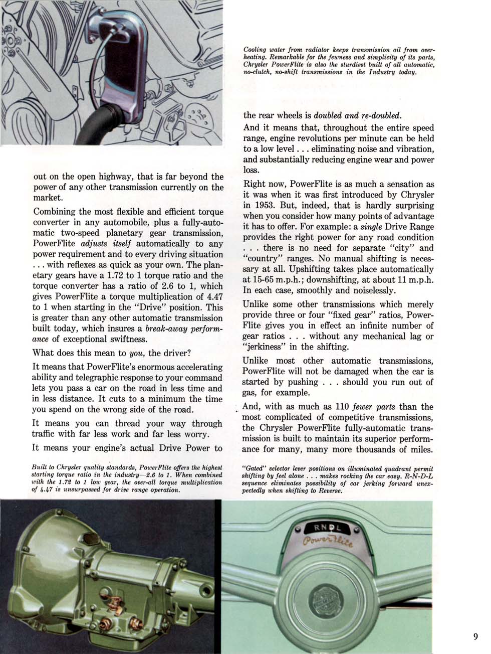 1954 Chrysler Engineering Brochure Page 3